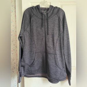 RBX Grey Zippered Exercise Hoodie